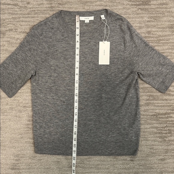 Vince NWT Wool Cashmere Blend Sweater Gray Size Small - Picture 5 of 10